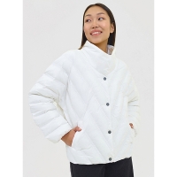 Куртка женская ALAGIR (бело-серебристая)